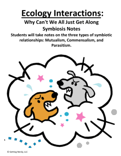 Ecology Interactions: