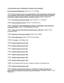 General Books - William Van O`Connor Library