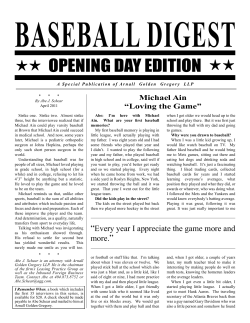 Michael Ain: Loving the Game