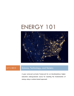 Energy 101 - Environmental and Energy Study Institute