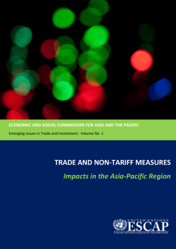 Non-tariff Measures and South-South Trade