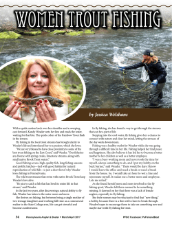 by Jessica Welshans - Fish and Boat Commission