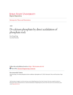 Di-calcium phosphate by direct acidulation of phosphate rock