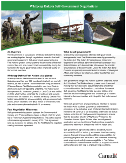 Fact Sheet - Whitecap Dakota Self