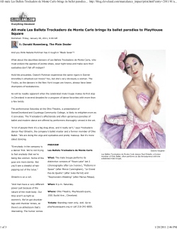 All-male Les Ballets Trockadero de Monte Carlo