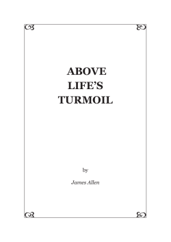 Above Life`s Turmoil