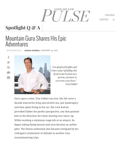 READ MORE - Tom Fabbri International