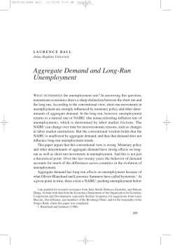 Aggregate Demand and Long-Run