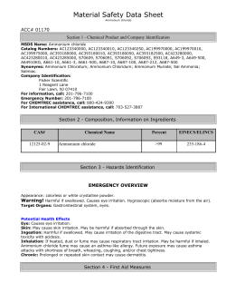 Ammonium Chloride Crystals