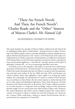 There Are French Novels And There Are French Novels : Charles