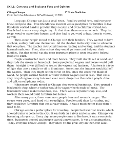 Grade 5 Fact and Opinion - Teacher DePaul