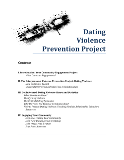 Dating Violence Prevention Project