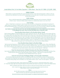 directions - Battery Gardens