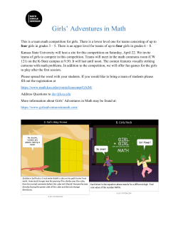 Girls` Adventures in Math
