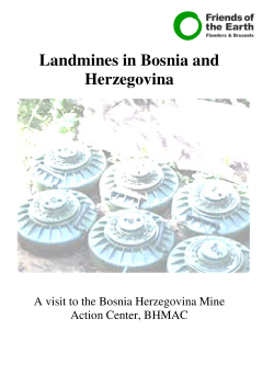 Landmines in Bosnia and Herzegovina