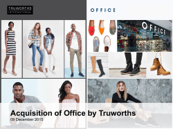 Office Acquisition Presentation