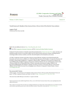 Textual Fantasies and Culturality in Native American Fiction: A