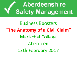 The Anatomy of a Civil Claim