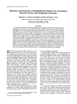 Definition and Properties of Disequilibrium Statistics for Associations