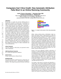 Computers Can`t Give Credit: How Automatic Attribution Falls Short