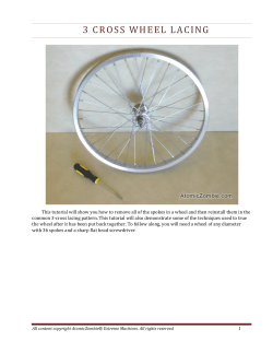 3 cross wheel lacing
