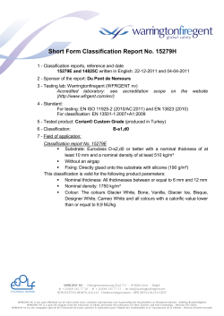 Custom Grade 15279H Short Form