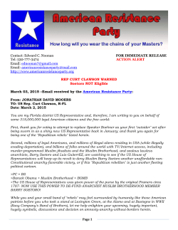 Contact: Edward C. Noonan FOR IMMEDIATE RELEASE Tel: 530