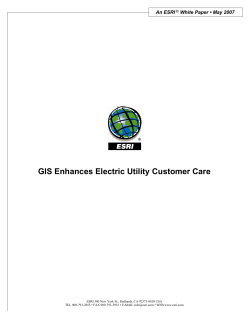 GIS Enhances Electric Utility Customer Care