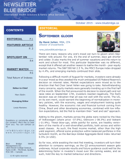 NEWSLETTER BLUE BRIDGE