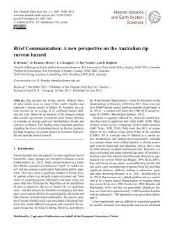 Brief Communication: A new perspective on the Australian