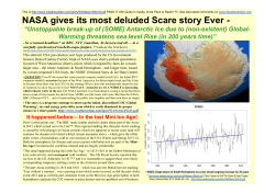 NASA gives its most deluded Scare story Ever