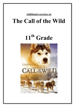 The Call of the Wild 11 Grade