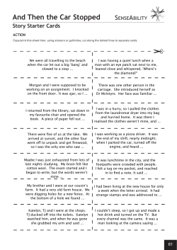 And Then the Car Stopped