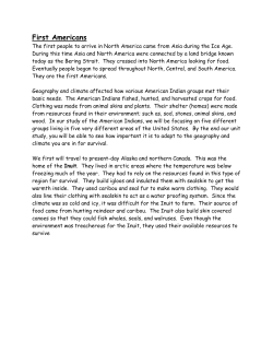 First Americans (Inuit)