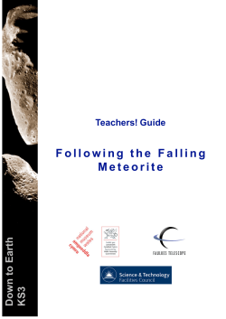 Following the Falling Meteorite