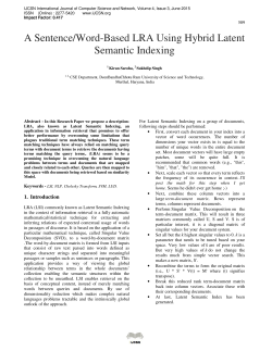 A Sentence/Word-Based LRA Using Hybrid Latent Semantic