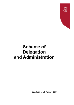 Scheme of delegation - East Ayrshire Council