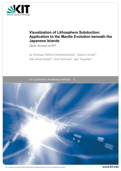 Visualization of Lithosphere Subduction: Application to the Mantle