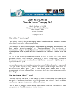 Light Years Ahead Class IV Laser Therapy FAQ