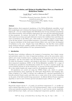 Instability, Evolution, and Mixing in Stratified Shear Flow