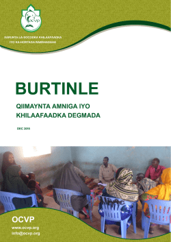 Burtinle DCSA 2015-Somali