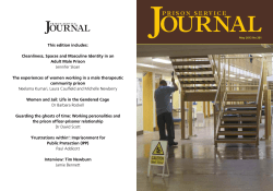 Prison Service Journal - University of Salford Institutional Repository