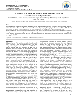 43 The dichotomy of the secular and the sacred in Alice McDermott`s