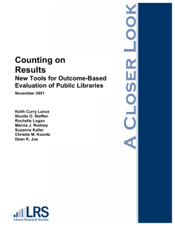 Counting on Results - Library Research Service