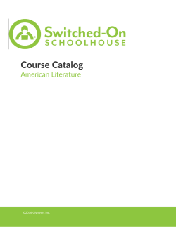 Course Catalog