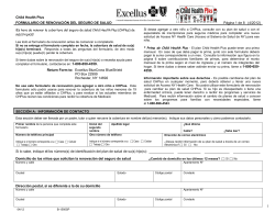 1 Child Health Plus FORMULARIO DE RENOVACI&Oacute;N DEL