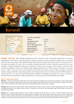burundi 2011