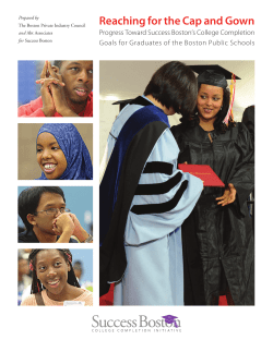 Reaching for the Cap and Gown