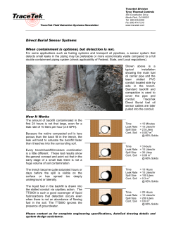 Application Note &ndash; Direct Burial