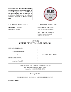 Michael Shireman v. State of Indiana